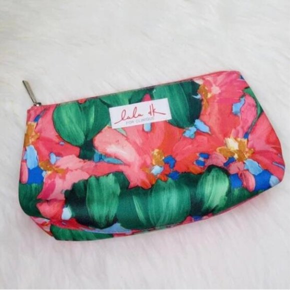 Lala Dk for Clinique Floral Cosmetic Bag - Picture 1 of 3